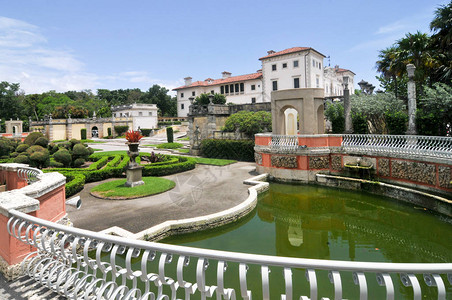 VillaVizcaya博物馆和花园BrickellMiami完成图片