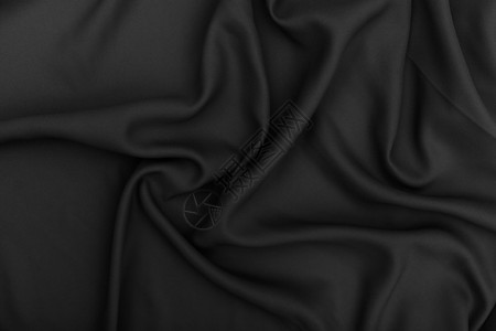 黑色织物纹理背景图片