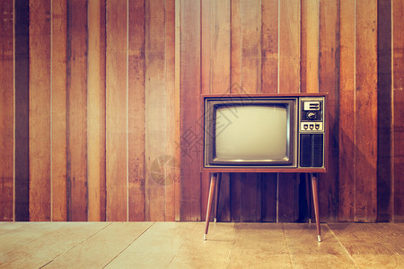 古老的电视或电图片