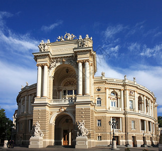 19世纪建的老歌剧院背景图片