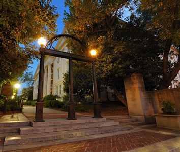 乔治亚大学位于美国佐治亚州雅典校园的图片