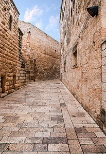 耶路撒冷老城的一条小巷图片