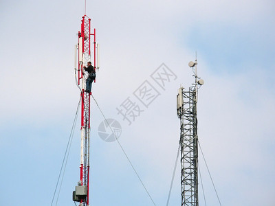 移动通信通信服务两个联合航空图片