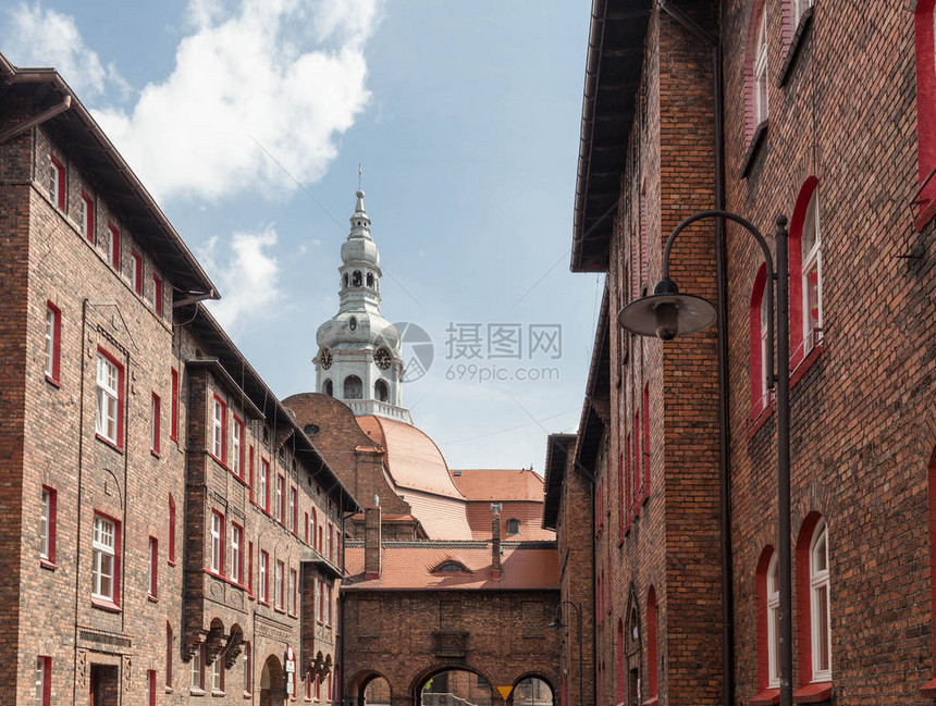 Katowice历史采矿区的传统建图片