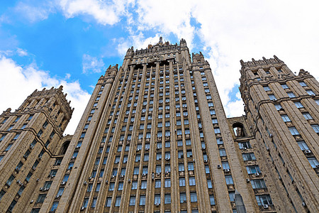 俄罗斯外交部大楼背景图片
