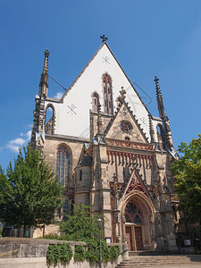 位于德国莱比锡的Thomaskirche圣托马斯教堂图片