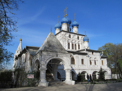 俄罗斯莫斯科洛门尼斯科喀山圣母教堂图片