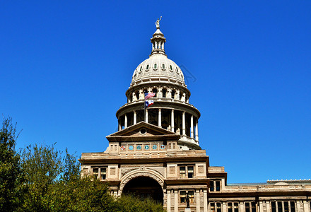 德克萨斯州奥斯汀国会大厦背景图片