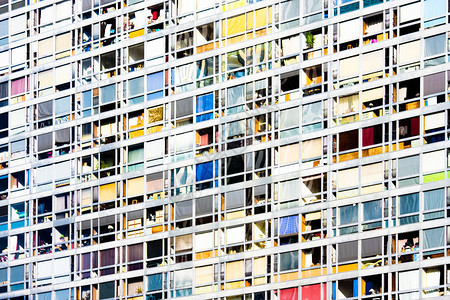 法国巴黎高楼彩色公图片