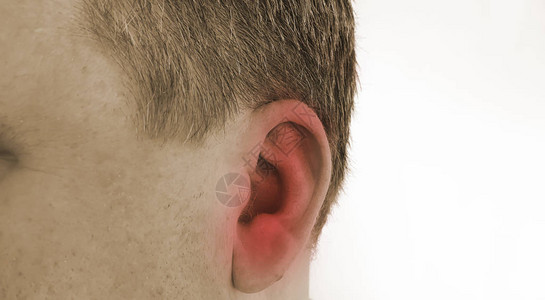 听力损失男中耳炎症状图片