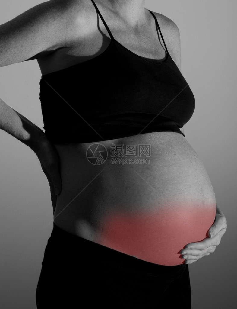 孕妇和分娩时的收缩图片