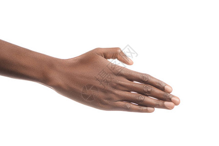 白色的非洲美人的手被图片