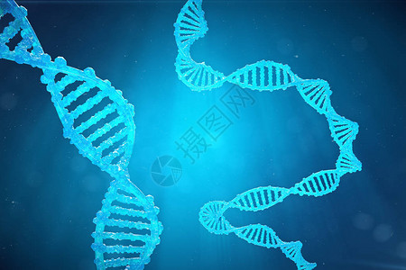 带有修饰基因的螺旋DNA分子通过基因工程纠正突变概念分子遗传学背景图片