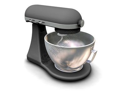 厨房搅拌机的3D渲染背景图片