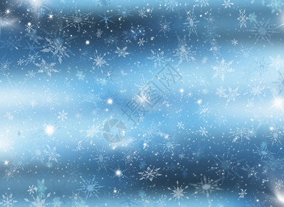 雪花和星的背景背景图片