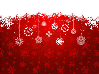 Grunge风格圣诞背景与雪花背景图片
