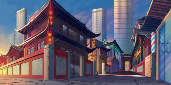 河南烩面河南洛阳街现实城市地区绘画系列设计图片
