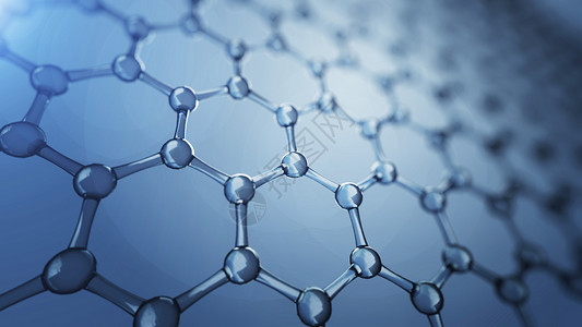 3d石墨分子的隐形纳米背景图片