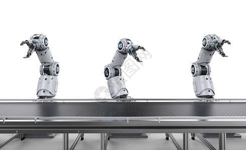 自动化工厂只能设施机器人图片