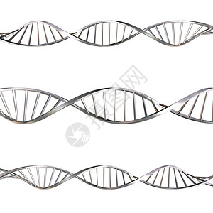 科学性DNA链的3D渲染设计图片