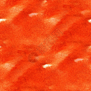 水彩色无缝橙色纹理背景涂料水彩纸美术抽图片