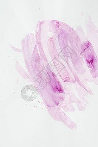 带有紫色水彩笔触的抽象背景图片