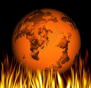 描述全球变暖的概念形图片
