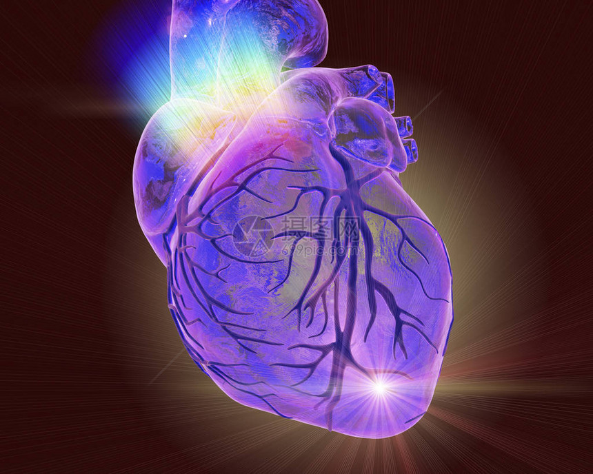 心脏病心脏病的概念形象图片