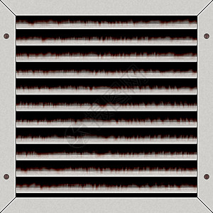 肮脏的金属通风格栅图片