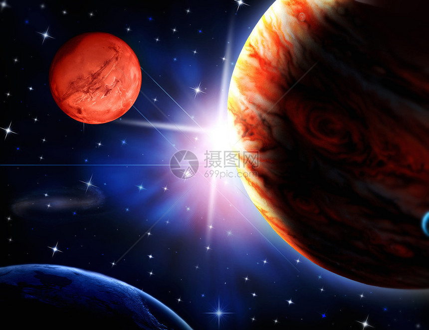 宇宙行星恒星图片