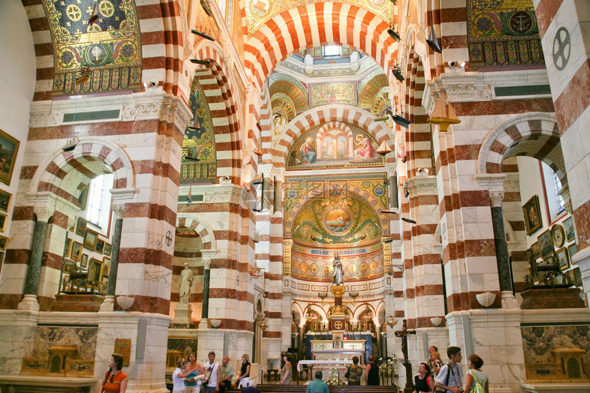 2007年7月10日法国马赛Basilica图片