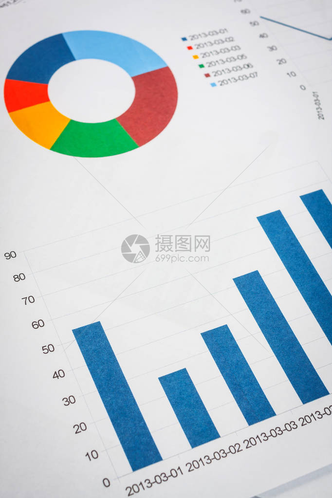 工作场所业务文件财务报告结图片