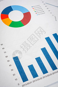 工作场所业务文件财务报告结图片