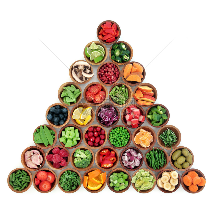 水果和蔬菜的超级食物富含抗氧化剂膳食纤维矿物质花青素和维生素图片