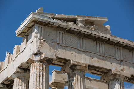 希腊雅典的古代卫城图片