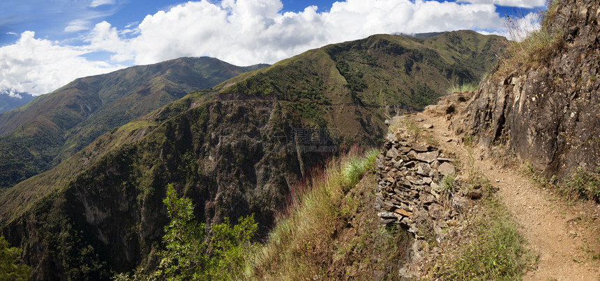 印加古道通往马丘比的路秘鲁图片