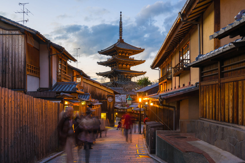 日本京都古老街道图片