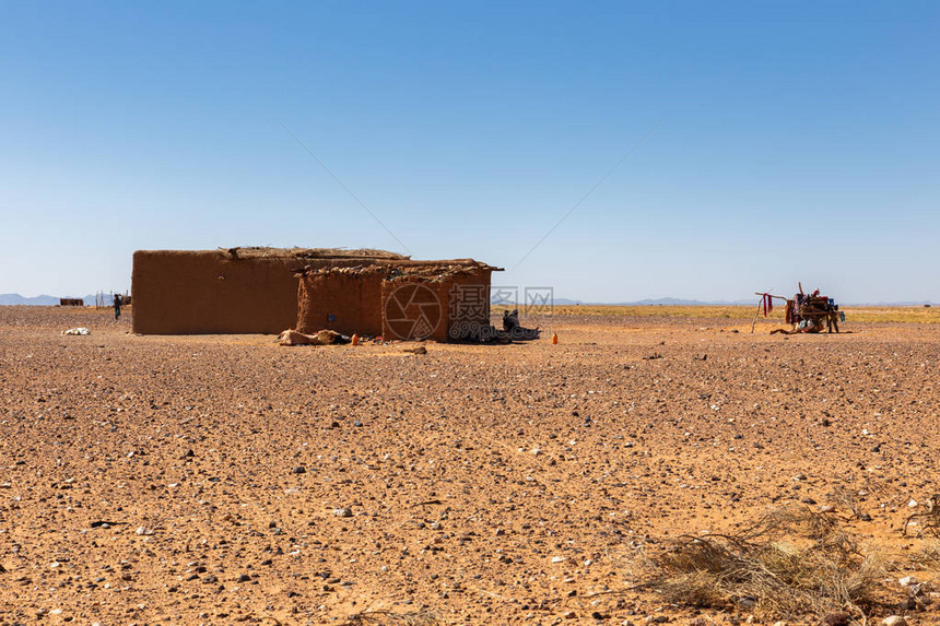 摩洛哥撒哈拉沙漠中Ber图片
