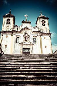 ChicoRei教堂在欧鲁普雷图米纳斯吉拉斯图片