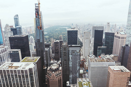 纽约市我们州纽约市建筑的空背景图片