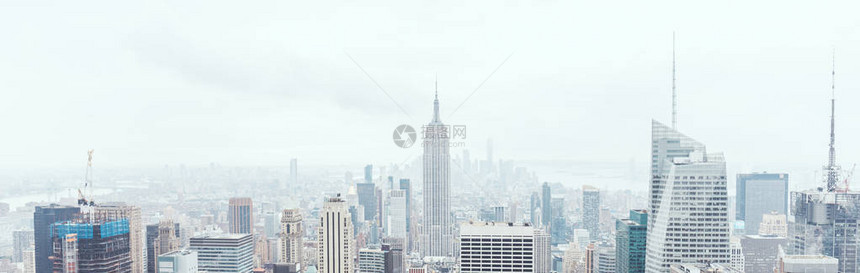 美国纽约市建筑全景图片