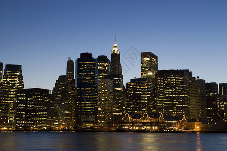 纽约曼哈顿全景图片