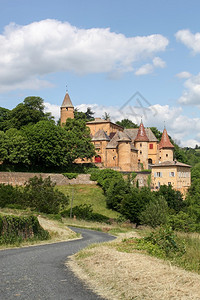 Jarnioux城堡在博若莱法国图片