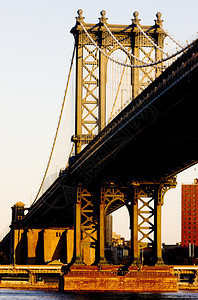 美国纽约市曼哈顿大桥图片