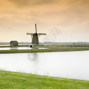 风车特塞尔岛荷兰图片