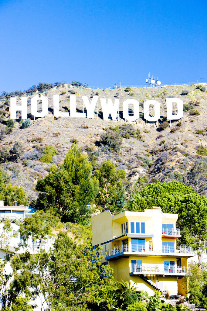 好莱坞标志美国加利福图片