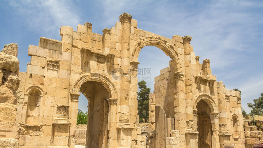 Jerash入口图片