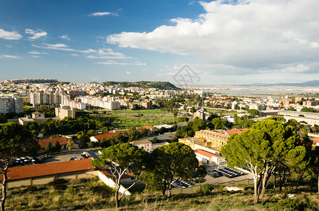 阿米西科拉意大利萨丁亚卡利亚里市的Amsic背景