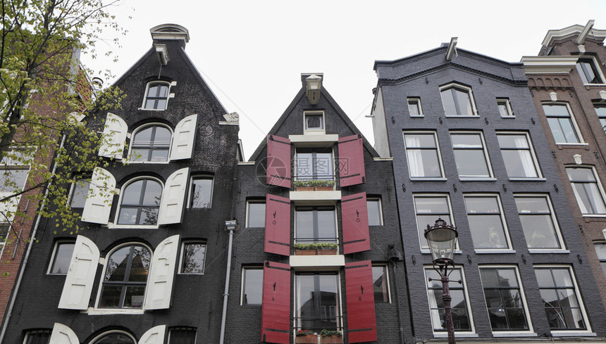 荷兰阿姆斯特丹市区旧的私人石图片
