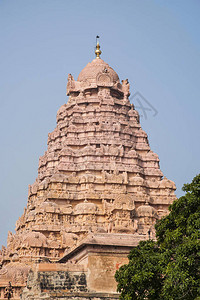 Gangaikondacholapuram寺外景坦贾武尔图片